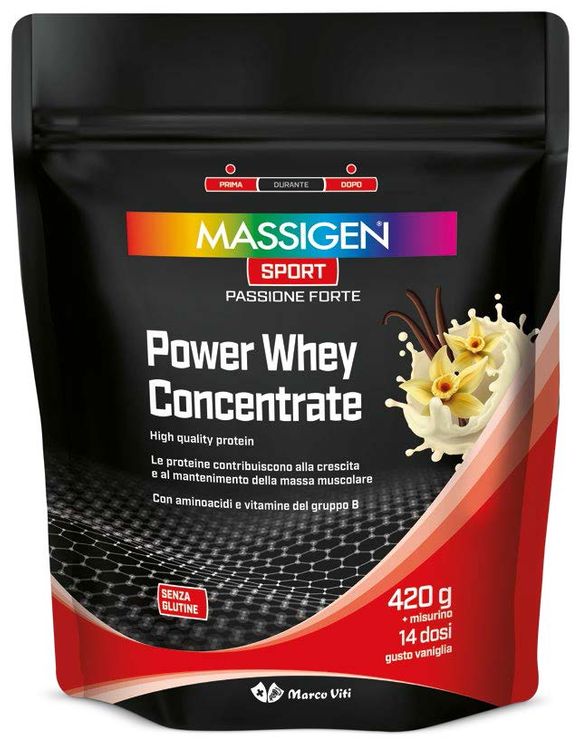 MASSIGEN SPORT POWER CONCENTRATE VANIGLIA 420G